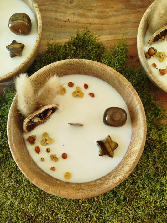 Flamme Sacrée - Bougie d'Intention Taille L