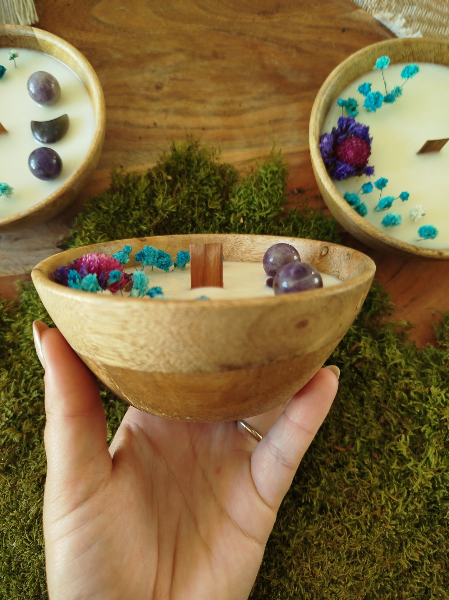 Mystic Moon - Bougie d'Intention Taille L