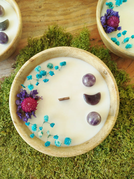 Mystic Moon - Bougie d'Intention Taille L