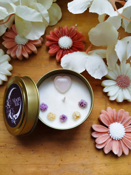 Étreinte Céleste - Bougie d'Intention Taille M