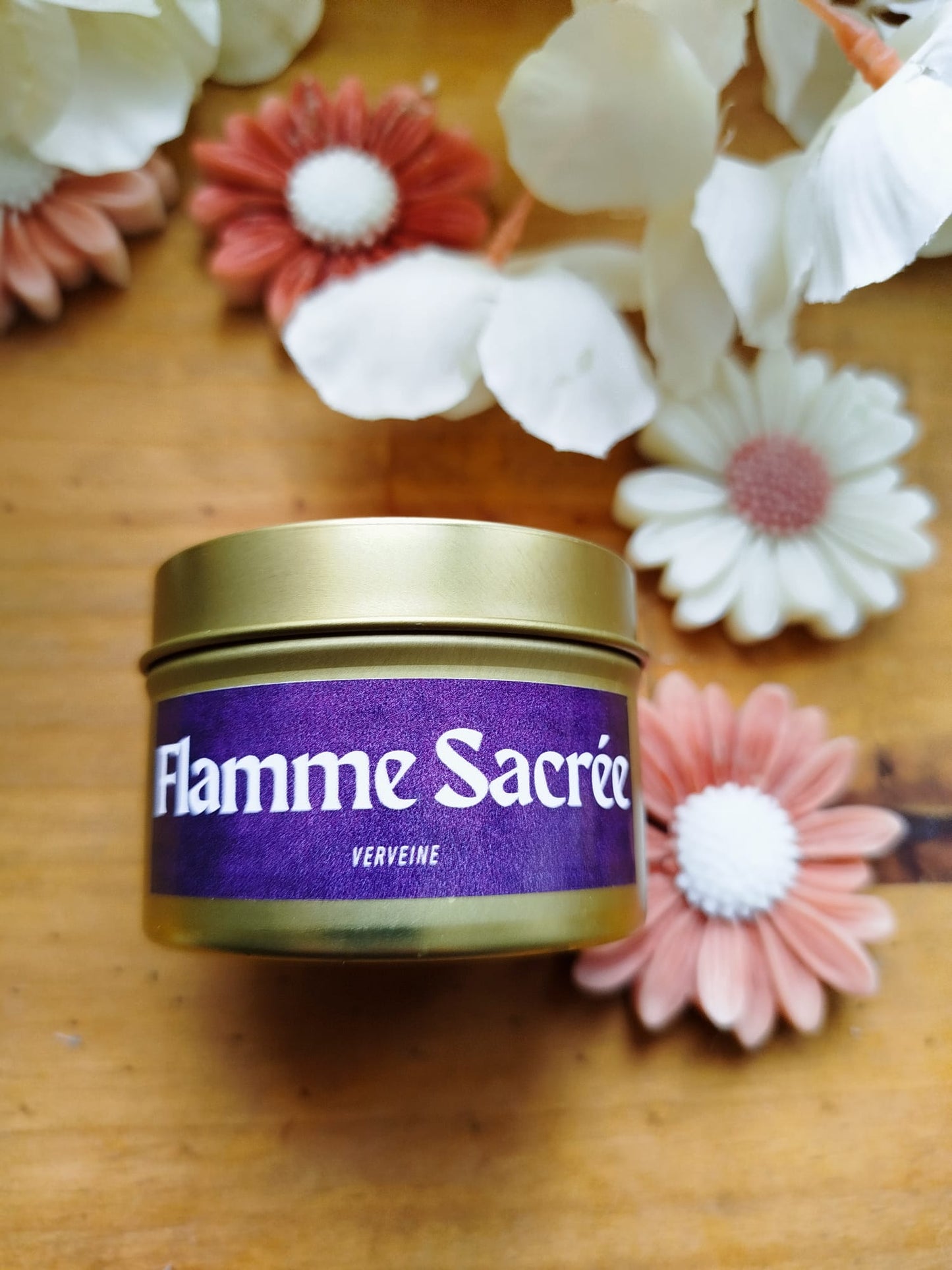 Flamme Sacrée - Bougie d'Intention Taille M