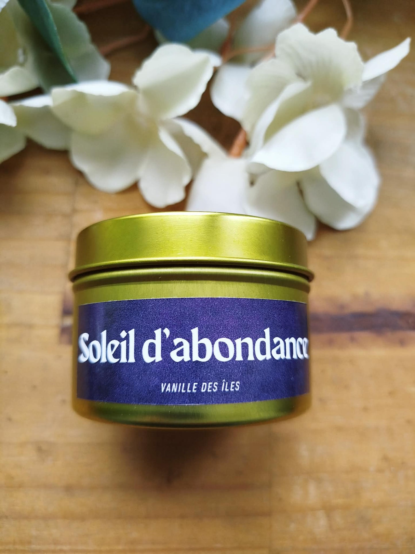 Soleil d'Abondance - Bougie d'Intention Taille M
